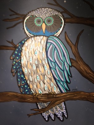Danielle Sullivan Owl Painting