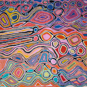 Judy Napangardi Watson sourced from the Aboriginal Owned and Governed Community Art Centre at Yuendumu, NT