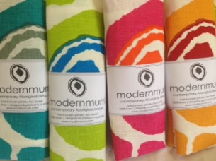 modernmurri tea-towels banded