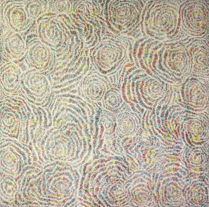 soft pastel Aboriginal Art at Tali Gallery
