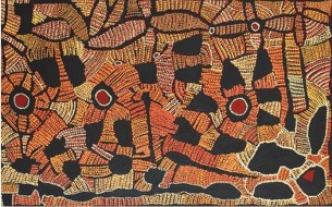 Doris Bush Nungarrayi at Tali Aboriginal Art Gallery Sydney