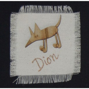 Dion Cheeky Dogs Badge at Tali Gallery