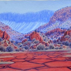 Exhibition of Aboriginal Watercolours by the Third and Fourth Generation after Albert Namatjira