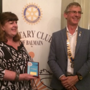 Di Presented with Rotary Vocational Excellence Award 2014
