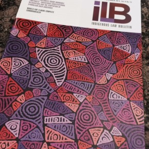 Sourcing Art for the Indigenous Law Bulletin